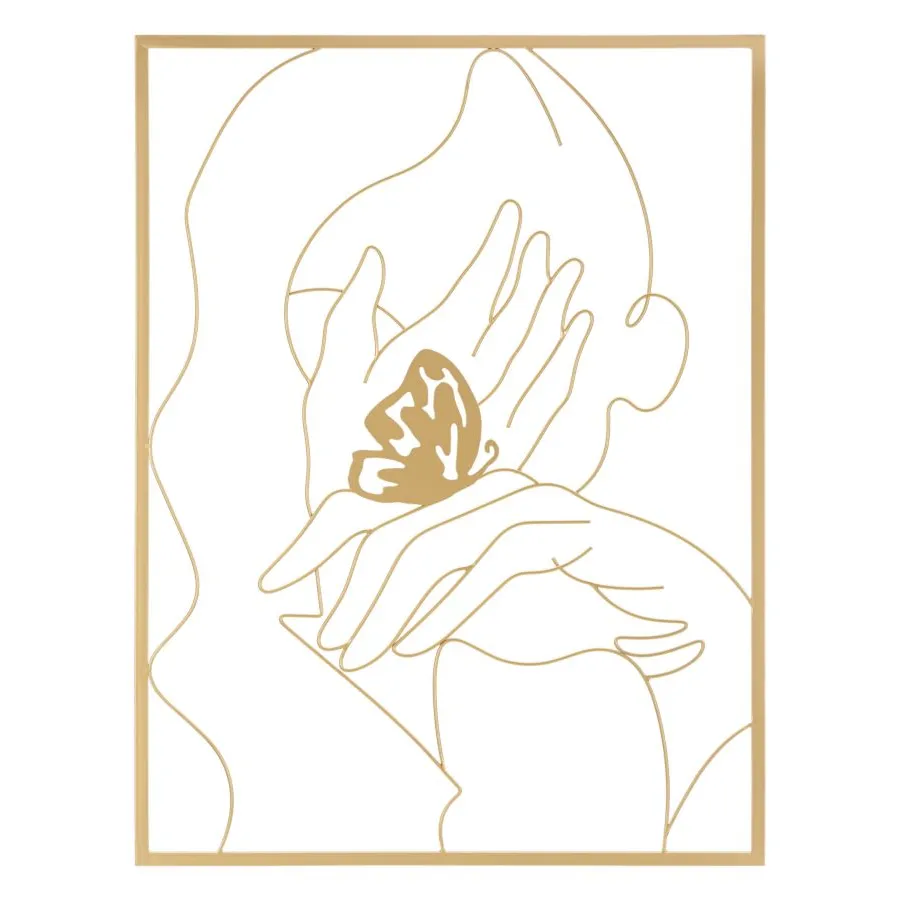 Panel Żelazny HANDS ON FACE 60x1x80 cm